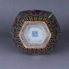 Porcelain Antiqued Vase 