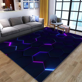 Optical Illusion Carpet Bedroom